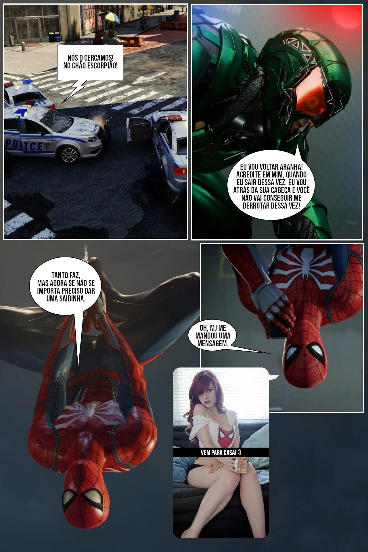 Tesão de Aranha: MJ implorando por porra em HQ +18 explícita Tesão de Aranha: MJ implorando por porra em HQ +18 explícita