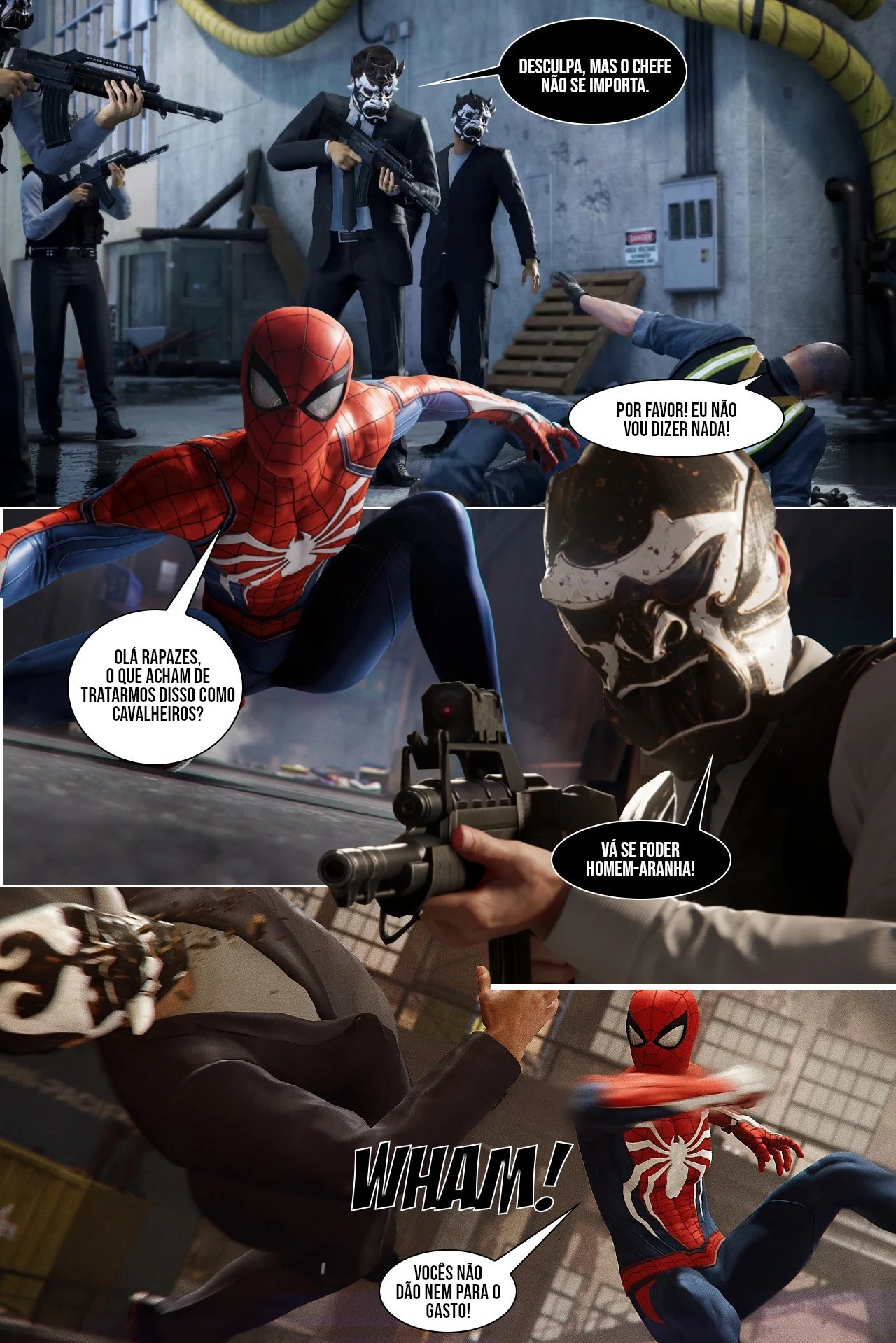 Tesão de Aranha: MJ implorando por porra em HQ +18 explícita