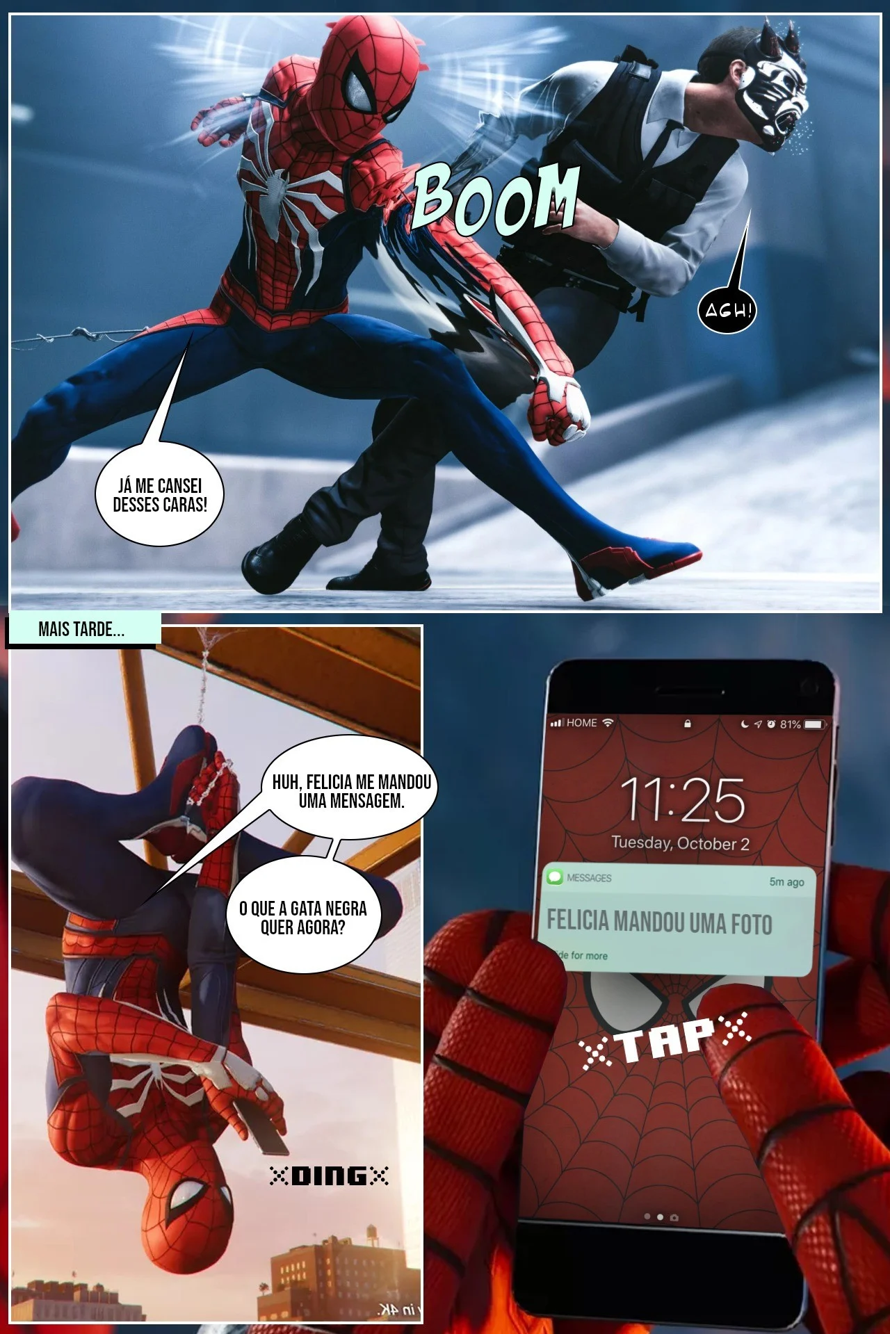 Tesão de Aranha: MJ implorando por porra em HQ +18 explícita Tesão de Aranha: MJ implorando por porra em HQ +18 explícita