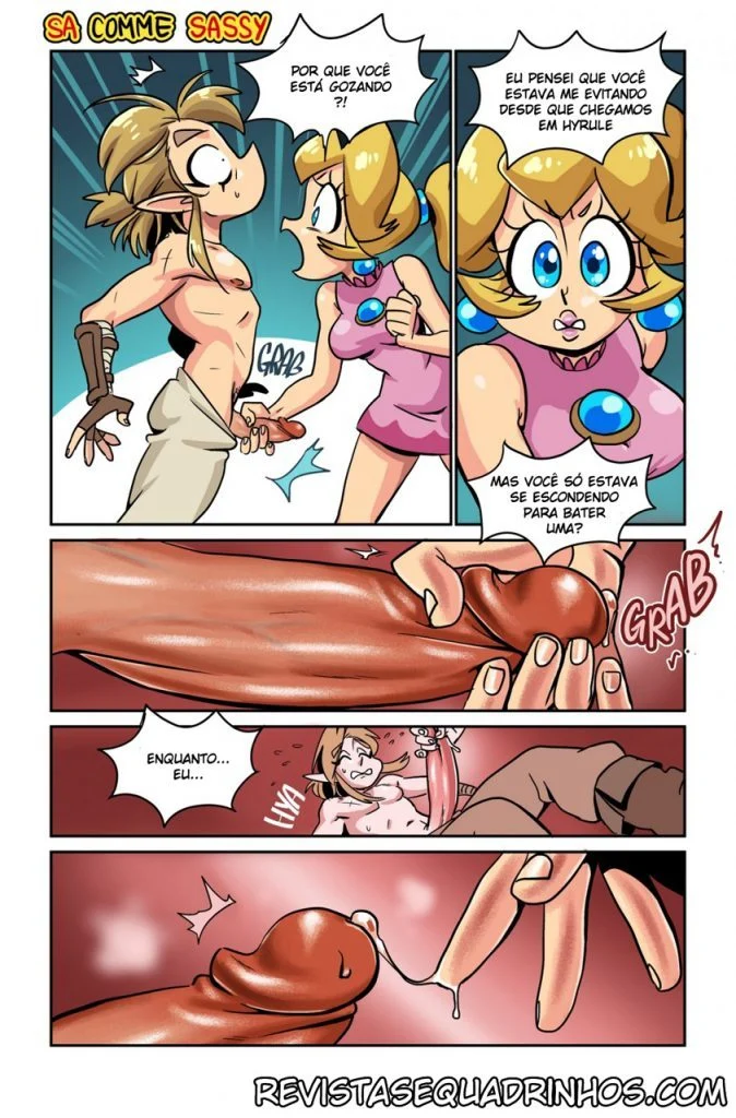 Herói de Hyrole Desnudo: Aventuras Eróticas de Zelda em HQ Explícita