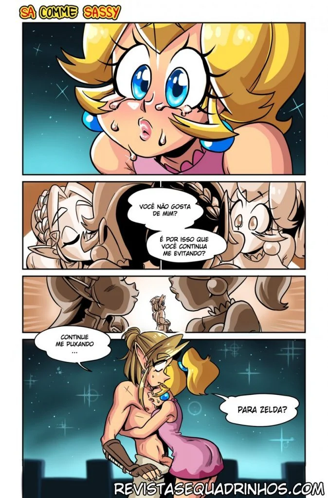 Herói de Hyrole Desnudo: Aventuras Eróticas de Zelda em HQ Explícita