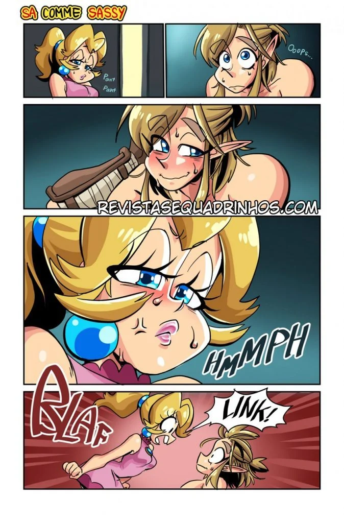 Herói de Hyrole Desnudo: Aventuras Eróticas de Zelda em HQ Explícita