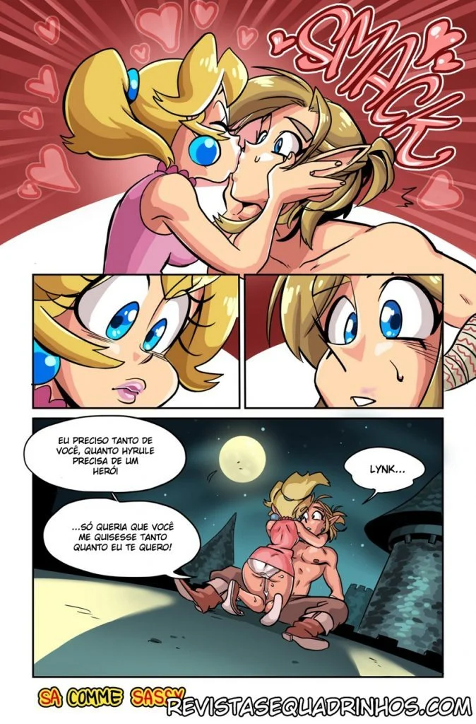 Herói de Hyrole Desnudo: Aventuras Eróticas de Zelda em HQ Explícita