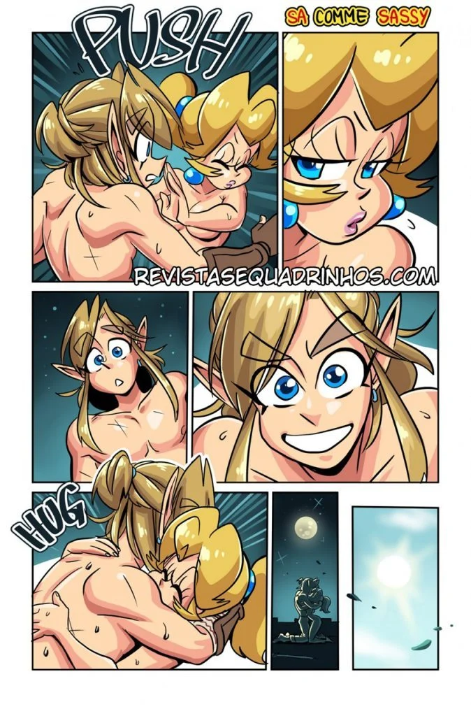 Herói de Hyrole Desnudo: Aventuras Eróticas de Zelda em HQ Explícita
