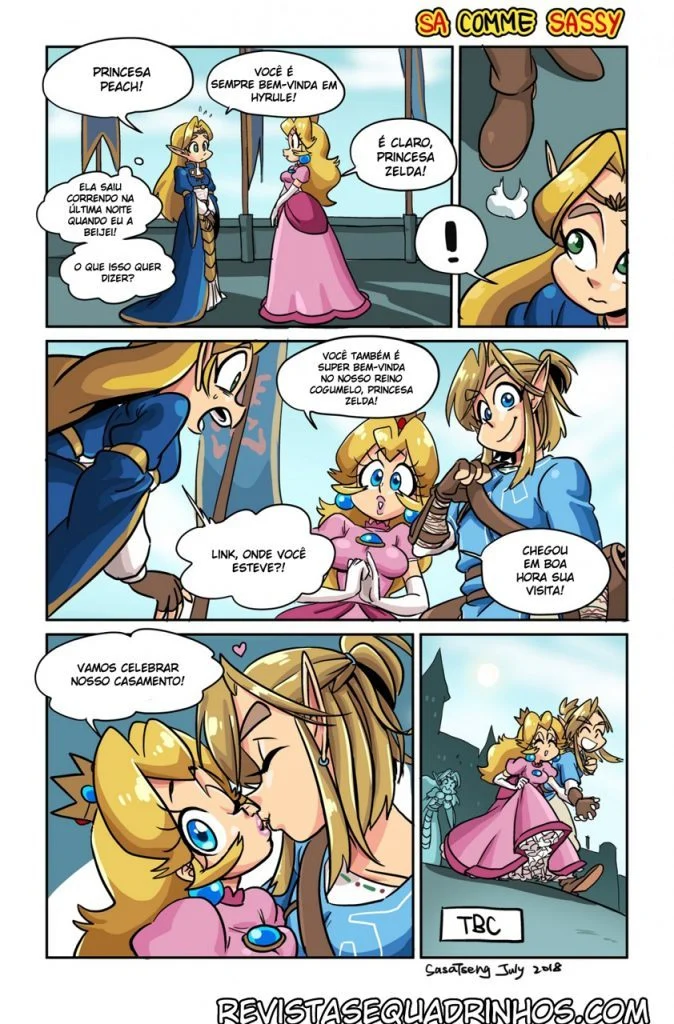 Herói de Hyrole Desnudo: Aventuras Eróticas de Zelda em HQ Explícita