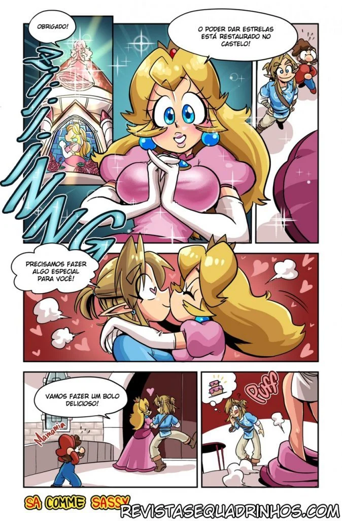 Herói de Hyrole Desnudo: Aventuras Eróticas de Zelda em HQ Explícita