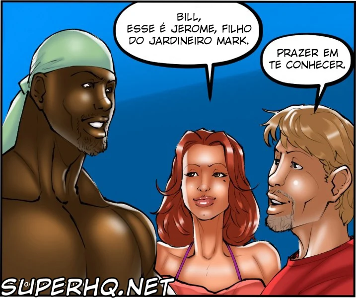 Esposa Adúltera Fode com Jardineiros Negros - HQ Porno Explícita