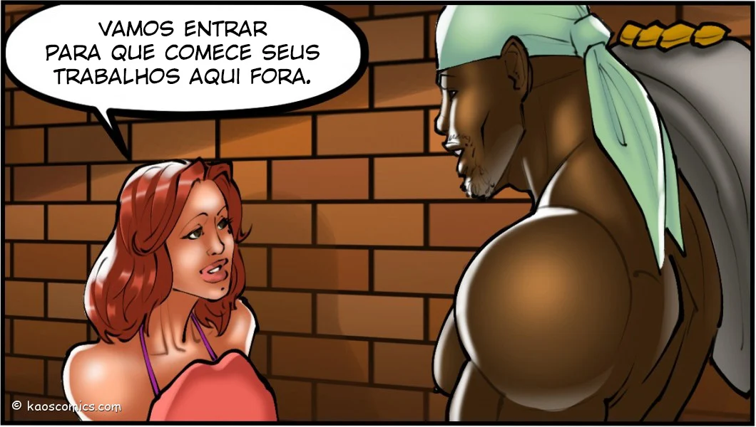 Esposa Adúltera Fode com Jardineiros Negros - HQ Porno Explícita