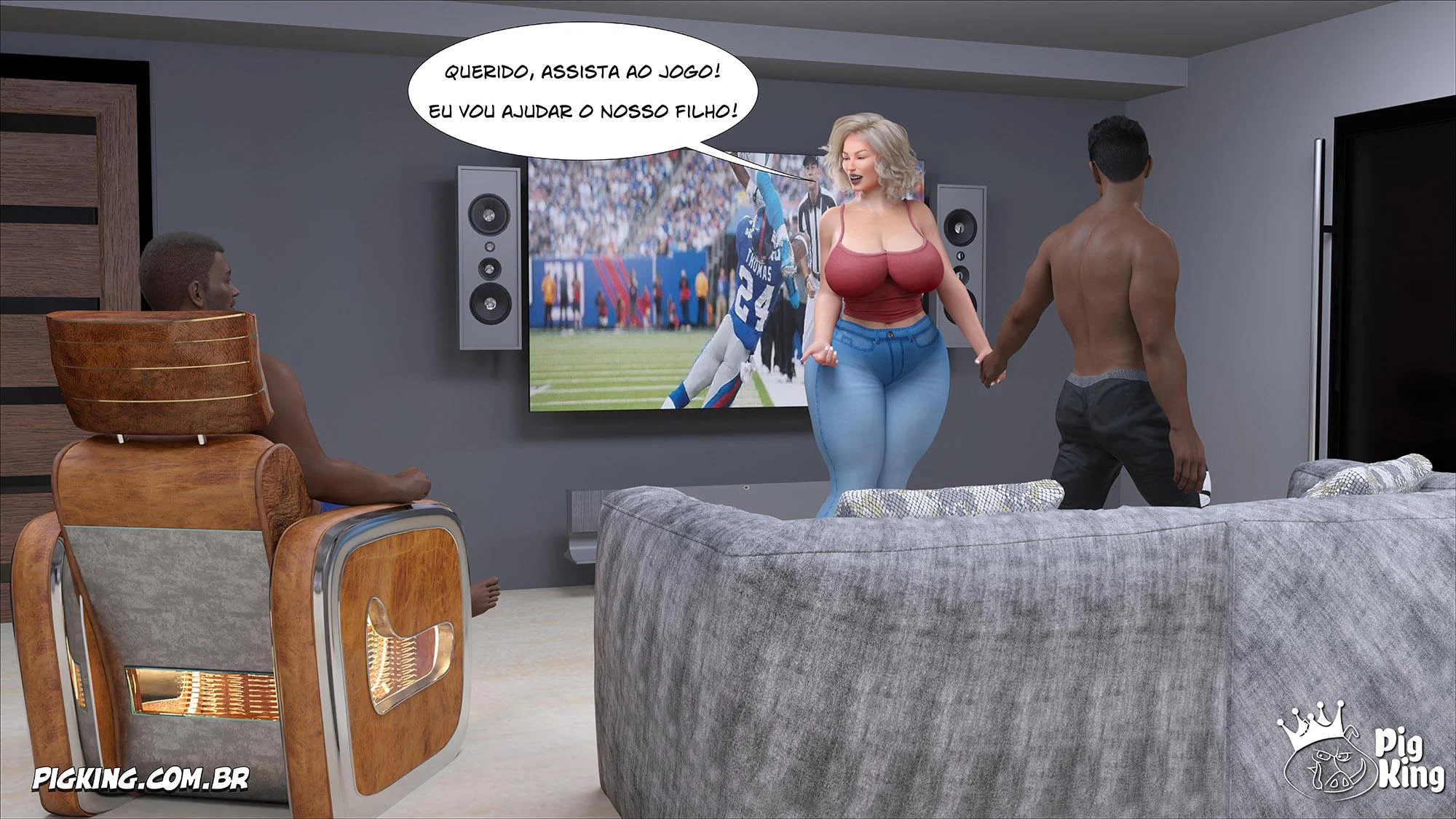 Quadrinhos Eróticos 3D: Madison 29 e seu Pai Louco em Cenas Explícitas Quadrinhos Eróticos 3D: Madison 29 e seu Pai Louco em Cenas Explícitas