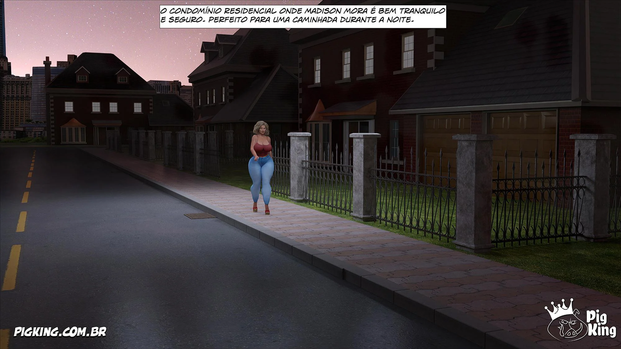 Quadrinhos Eróticos 3D: Madison 29 e seu Pai Louco em Cenas Explícitas