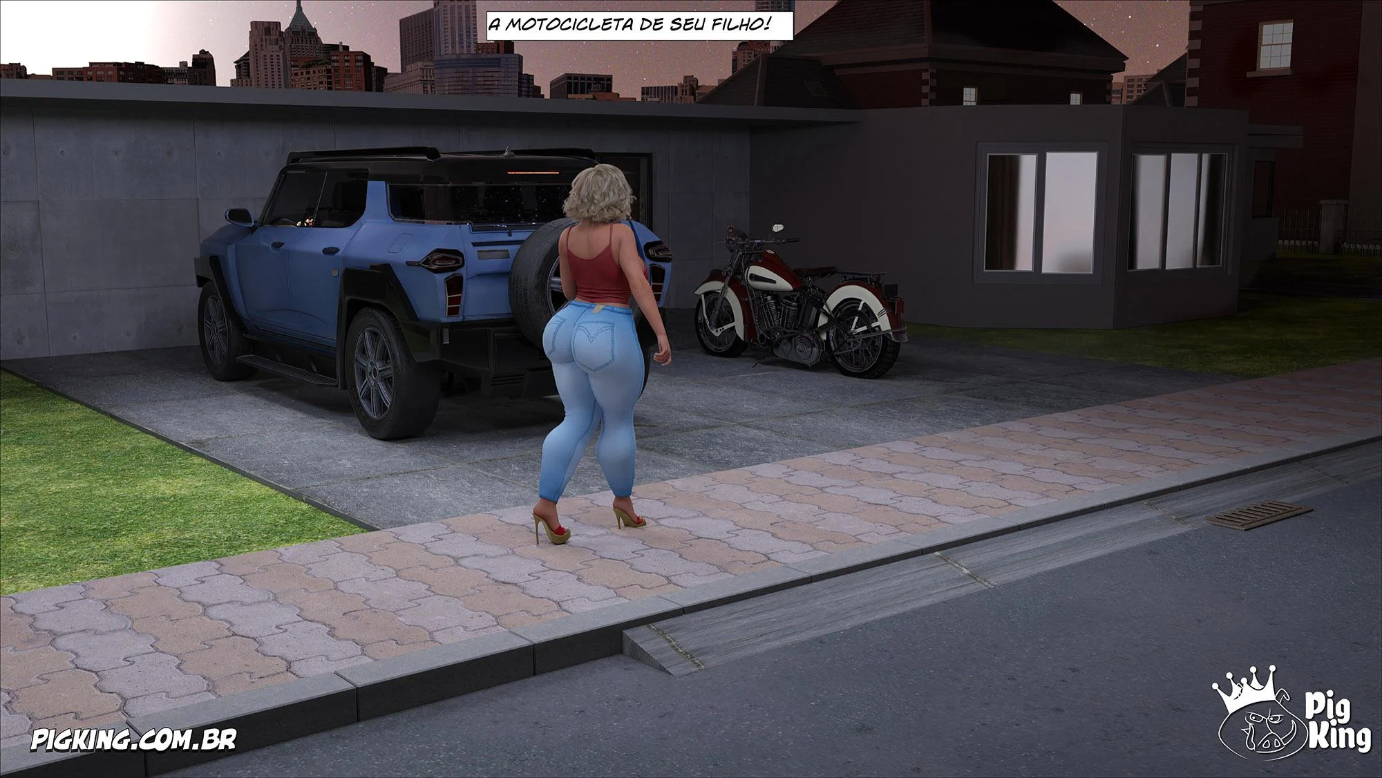 Quadrinhos Eróticos 3D: Madison 29 e seu Pai Louco em Cenas Explícitas Quadrinhos Eróticos 3D: Madison 29 e seu Pai Louco em Cenas Explícitas