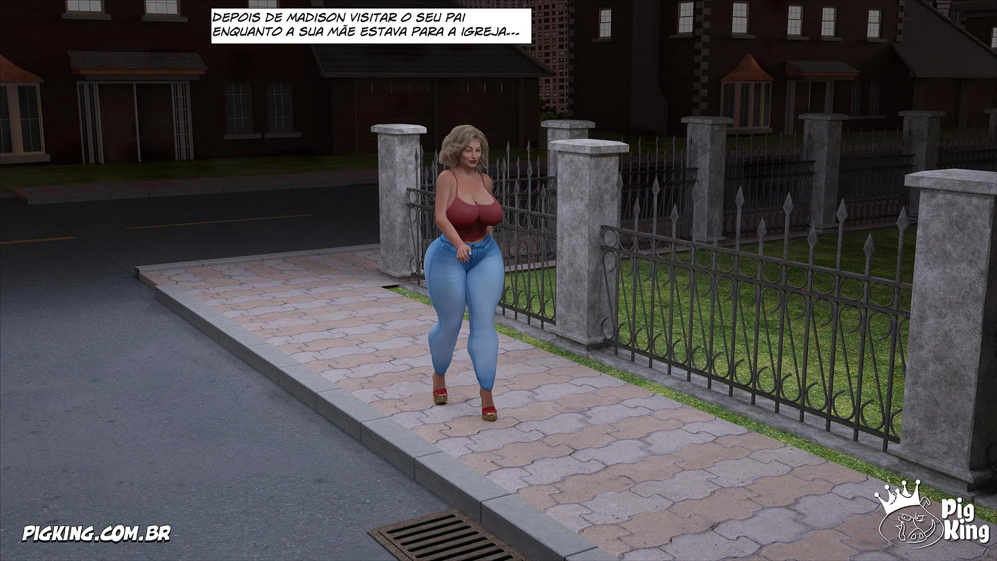 Quadrinhos Eróticos 3D: Madison 29 e seu Pai Louco em Cenas Explícitas Quadrinhos Eróticos 3D: Madison 29 e seu Pai Louco em Cenas Explícitas