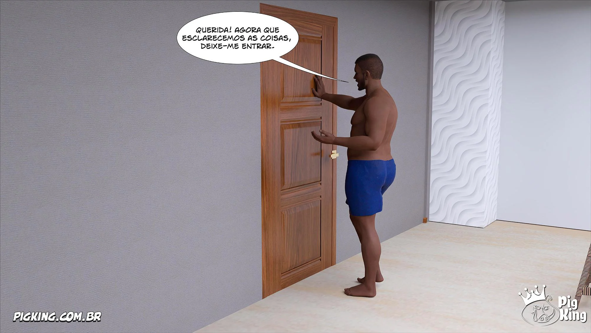 Pai Tarado Fode a Vizinha Gostosa em HQ 3D Explícita