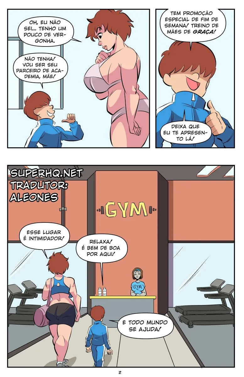 Treino Explícito no Dia das Mães: HQ Pornô com Fodas Intensas Treino Explícito no Dia das Mães: HQ Pornô com Fodas Intensas