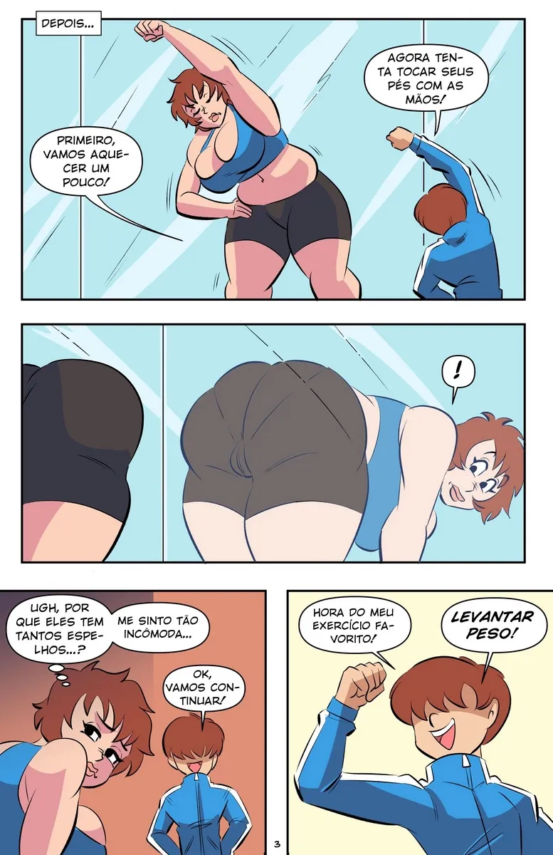 Treino Explícito no Dia das Mães: HQ Pornô com Fodas Intensas Treino Explícito no Dia das Mães: HQ Pornô com Fodas Intensas