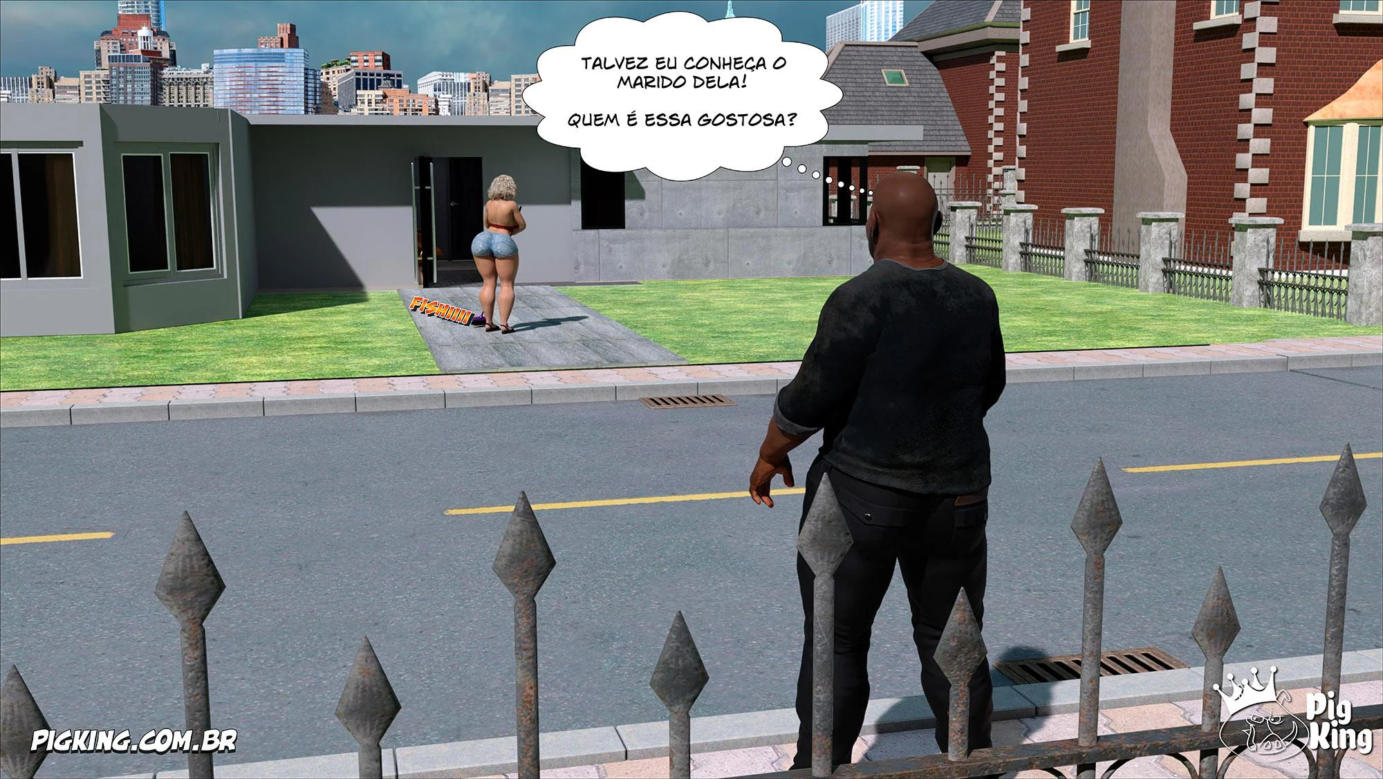 Tetas Gigantes de Madison: Foda Explícita em HQ 3D para Gozar Sem Parar