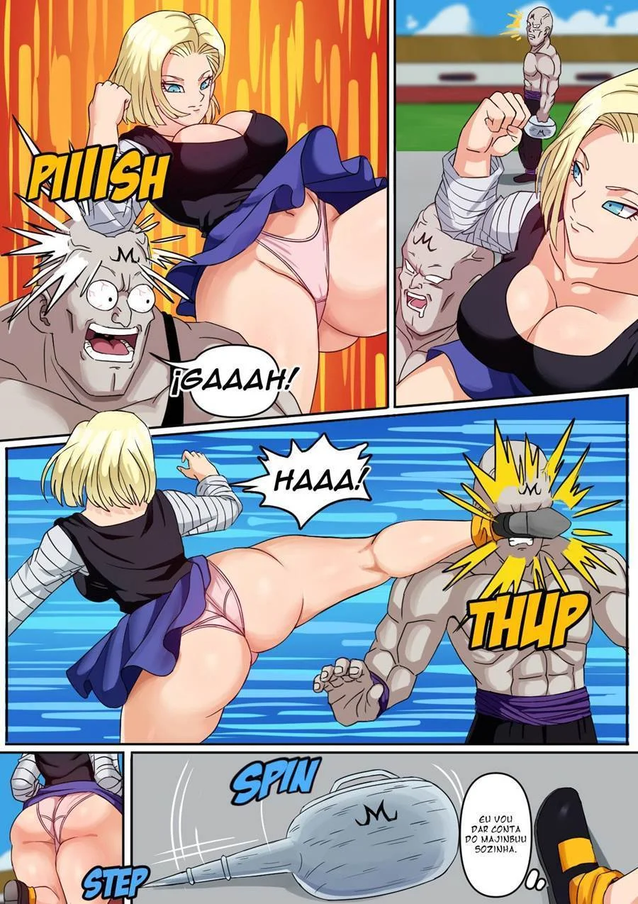 Quadrinhos Proibidos: Android 18 Dando o Cuzinho Para Gohan
