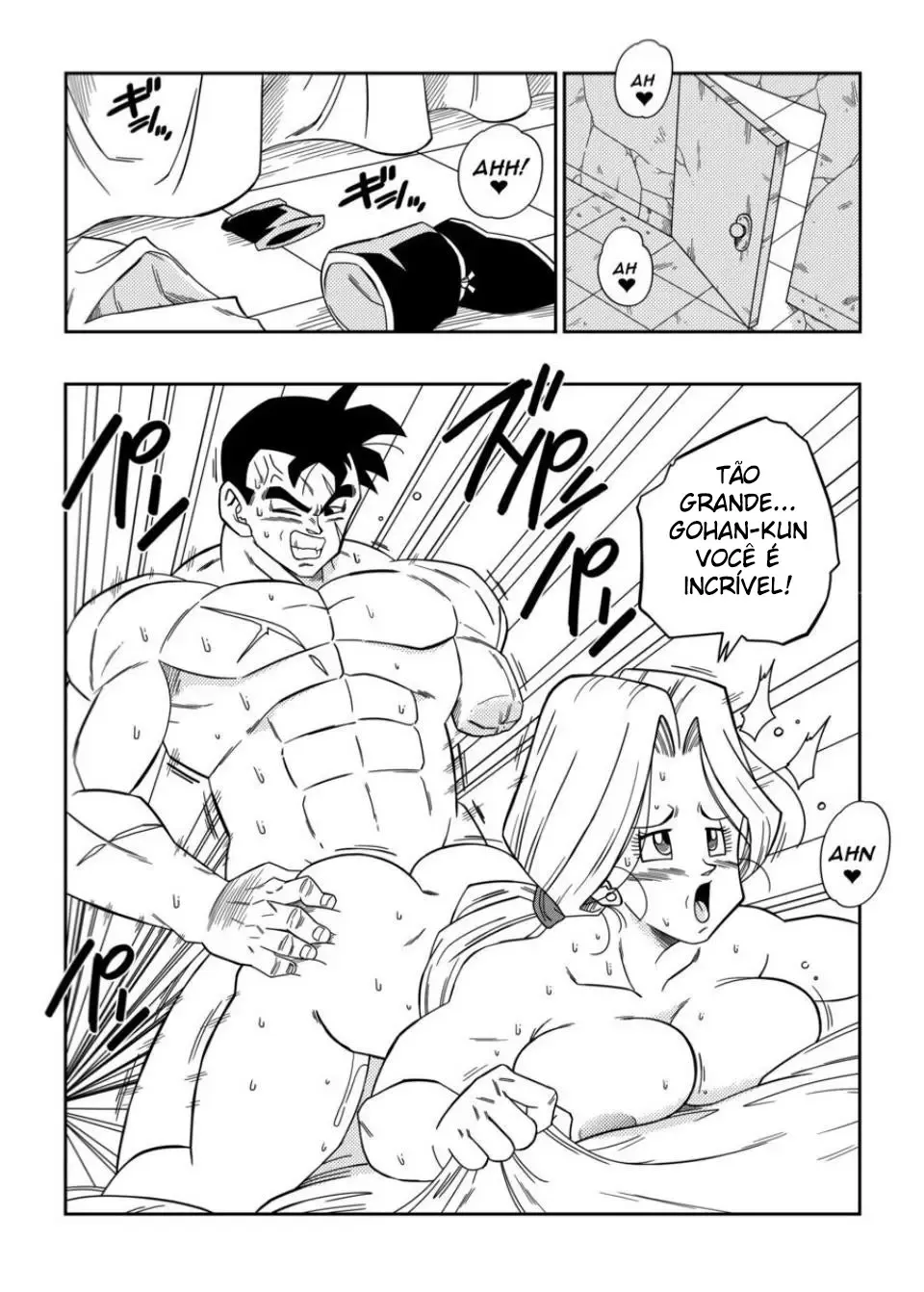 Pecados Carnais: Gohan Fode a Gostosa da Bulma em HQ Proibida