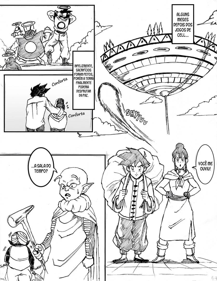 Sexo Explícito de Gohan e Chichi na Sala do Tempo – Quadrinho Erótico de Dragon Ball Sexo Explícito de Gohan e Chichi na Sala do Tempo – Quadrinho Erótico de Dragon Ball