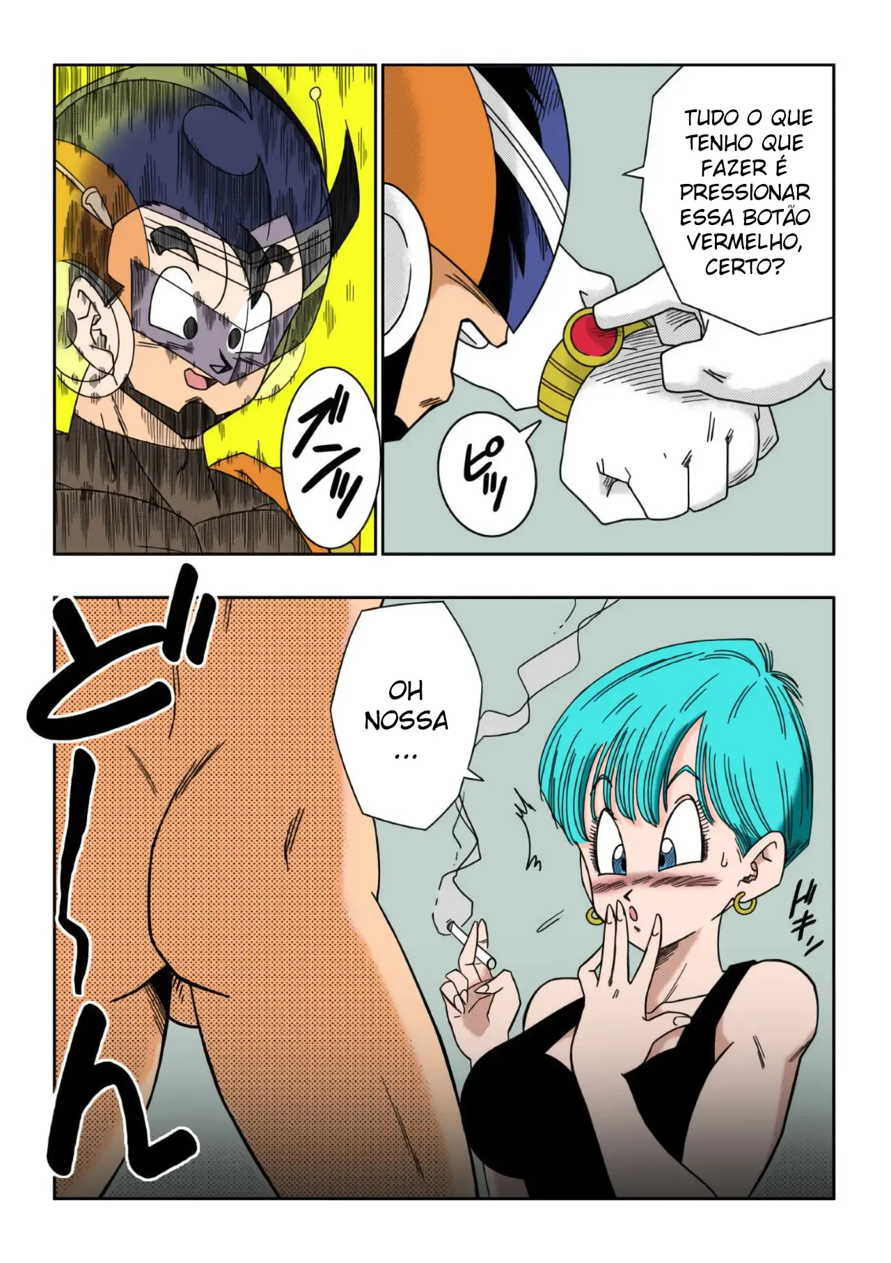 Dragon Ball Proibido: Gohan Dá Duro na Safada da Bulma em HQ