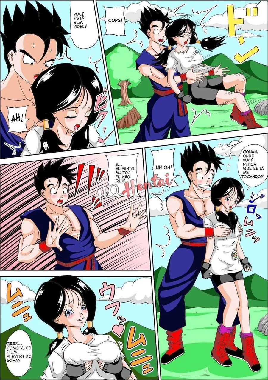 Foda Explícita: Gohan Come a Mai em HQ Proibida de Dragon Ball