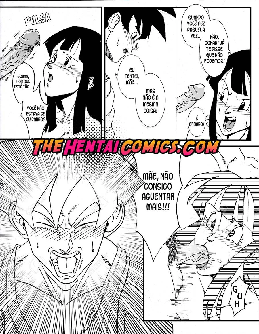 Sexo Explícito de Gohan e Chichi: Hentai Tabu em HQ Sexo Explícito de Gohan e Chichi: Hentai Tabu em HQ