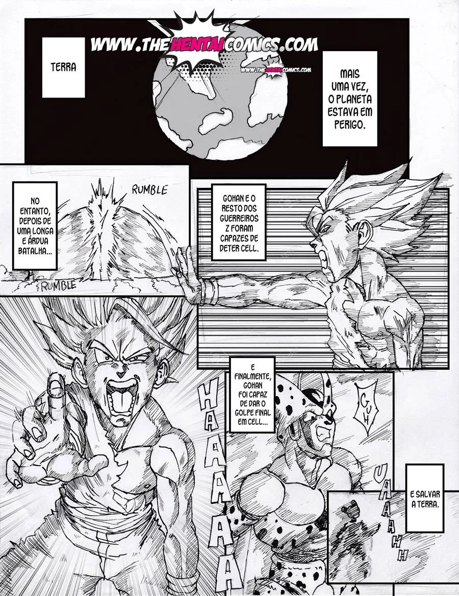 Sexo Explícito de Gohan e Chichi: Hentai Tabu em HQ Sexo Explícito de Gohan e Chichi: Hentai Tabu em HQ