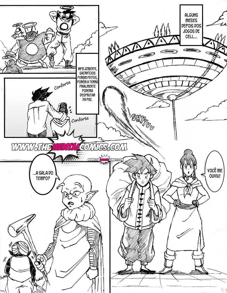 Sexo Explícito de Gohan e Chichi: Hentai Tabu em HQ Sexo Explícito de Gohan e Chichi: Hentai Tabu em HQ