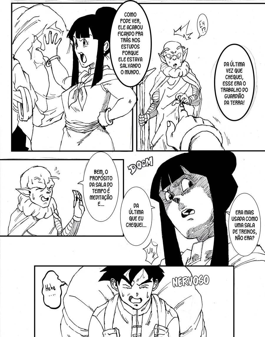 Sexo Explícito de Gohan e Chichi: Hentai Tabu em HQ