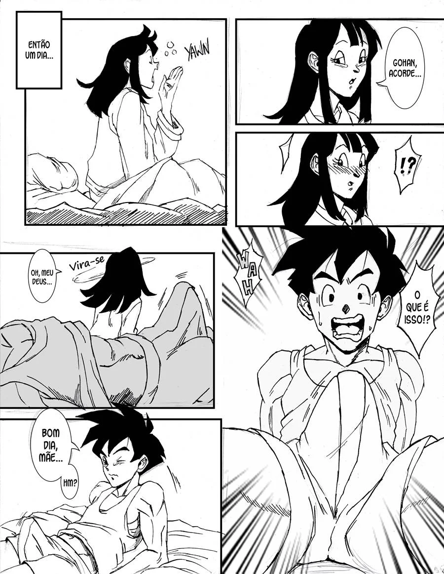 Sexo Explícito de Gohan e Chichi: Hentai Tabu em HQ Sexo Explícito de Gohan e Chichi: Hentai Tabu em HQ