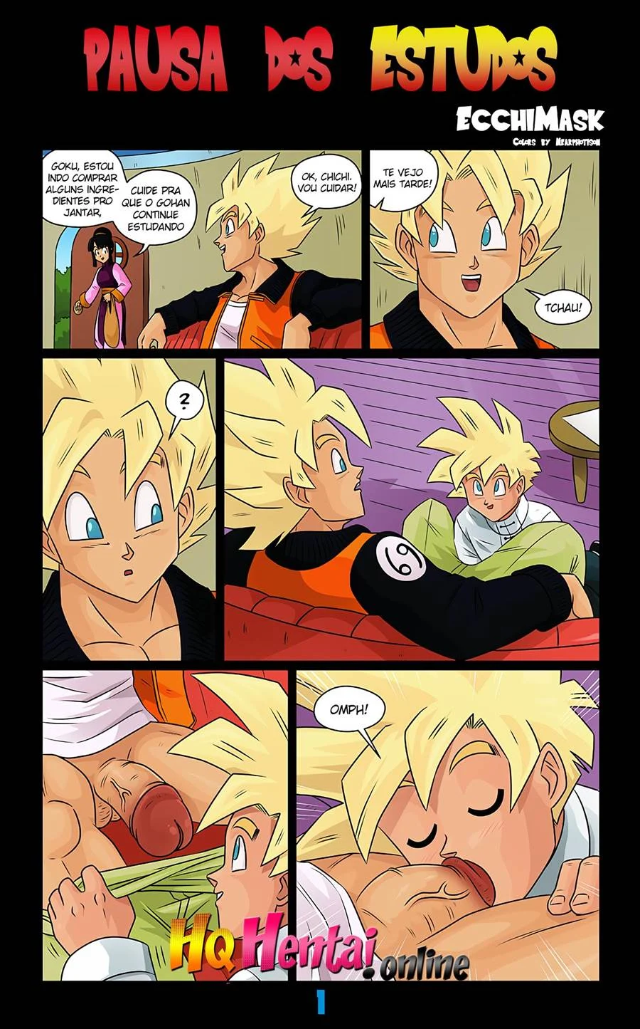 Goku e Gohan: Sexo Anal Explícito e Intenso em HQ Hentai Goku e Gohan: Sexo Anal Explícito e Intenso em HQ Hentai