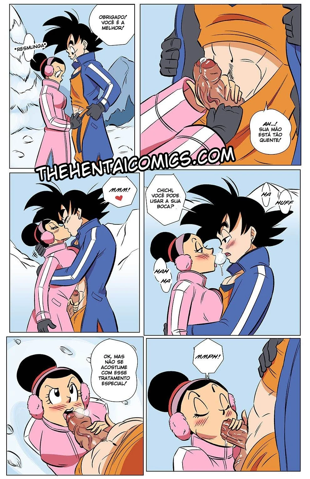 Goku e Chichi: Sexo Explícito em Quadrinhos Proibidos de Dragon Ball