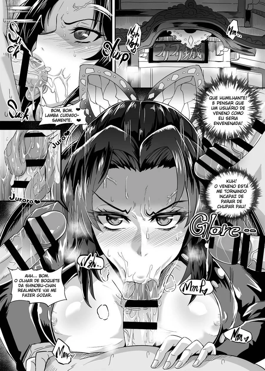 Demônio Carnal: Quadrinhos Eróticos de Kimetsu no Yaiba com Cenas Explícitas
