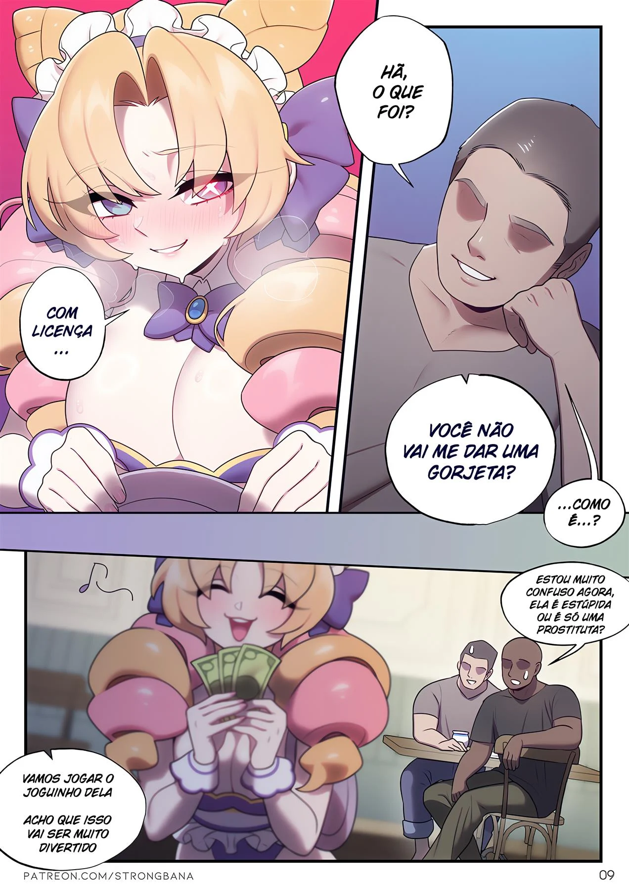 Gwen Rebolando por Gorjetas: Sexo Explícito nos Quadrinhos Gwen Rebolando por Gorjetas: Sexo Explícito nos Quadrinhos