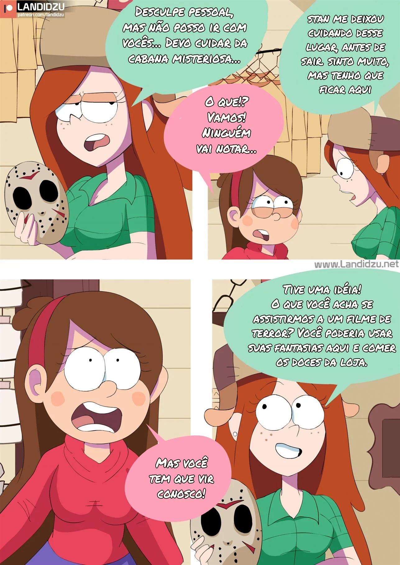 Uns Doces ou um Trato Erótico - HQ Quente da Gravity Falls