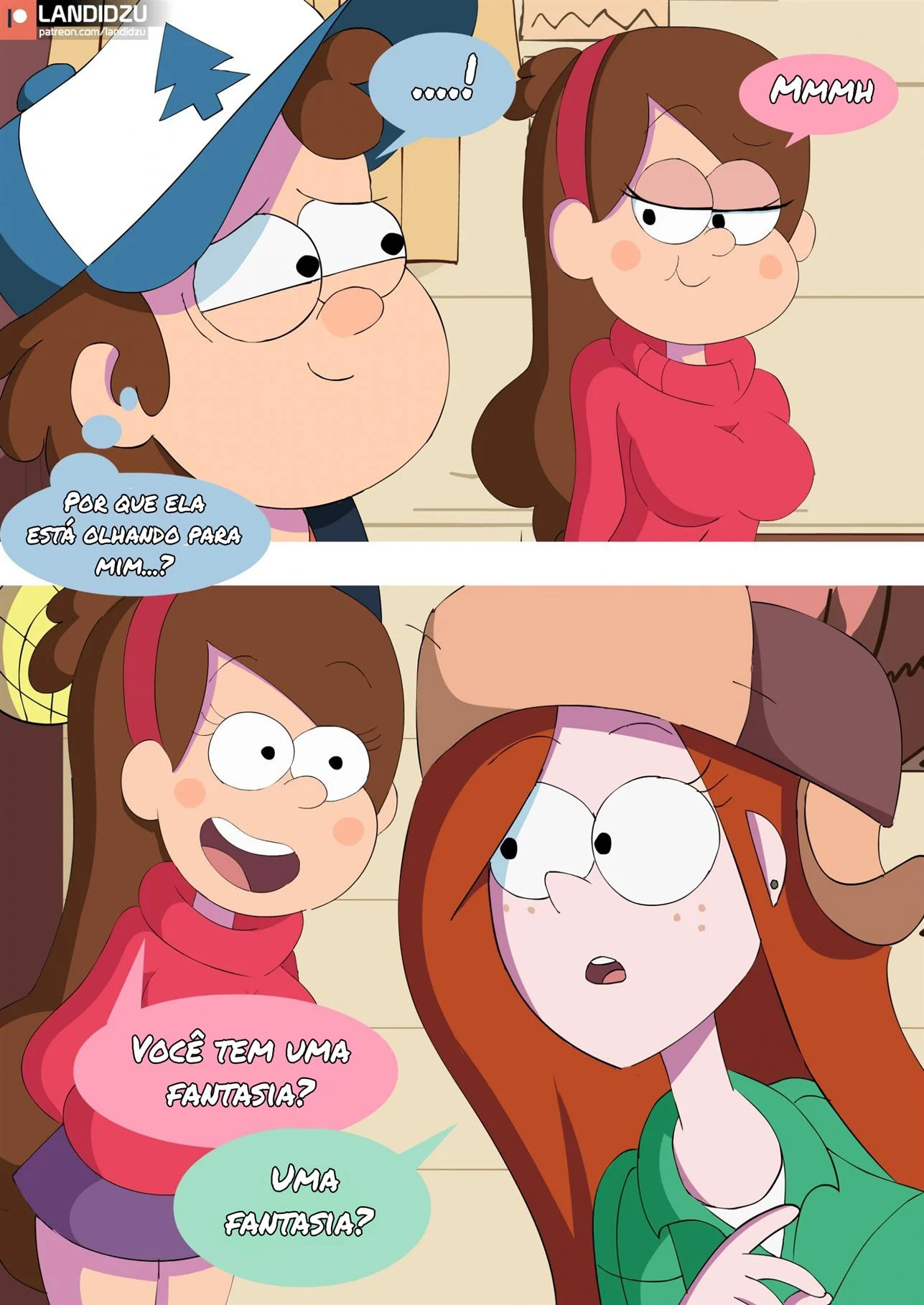 Uns Doces ou um Trato Erótico - HQ Quente da Gravity Falls Uns Doces ou um Trato Erótico - HQ Quente da Gravity Falls