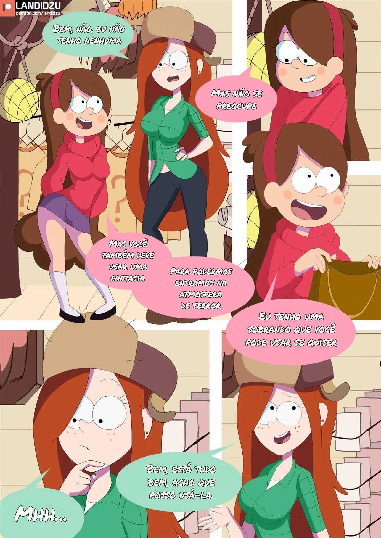 Uns Doces ou um Trato Erótico - HQ Quente da Gravity Falls Uns Doces ou um Trato Erótico - HQ Quente da Gravity Falls