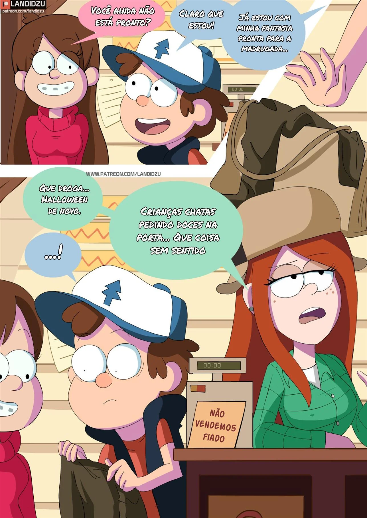 Uns Doces ou um Trato Erótico - HQ Quente da Gravity Falls Uns Doces ou um Trato Erótico - HQ Quente da Gravity Falls