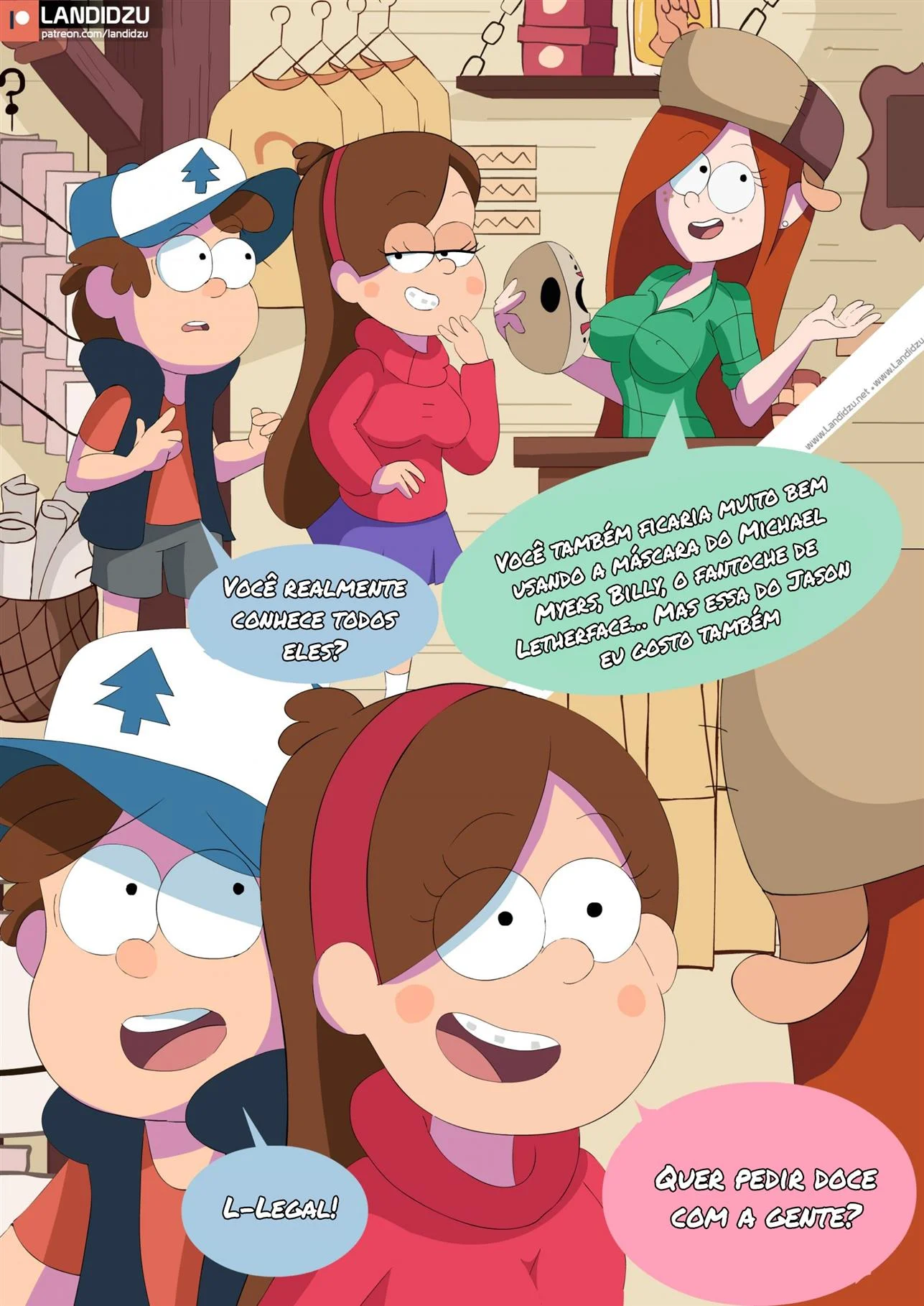Uns Doces ou um Trato Erótico - HQ Quente da Gravity Falls Uns Doces ou um Trato Erótico - HQ Quente da Gravity Falls