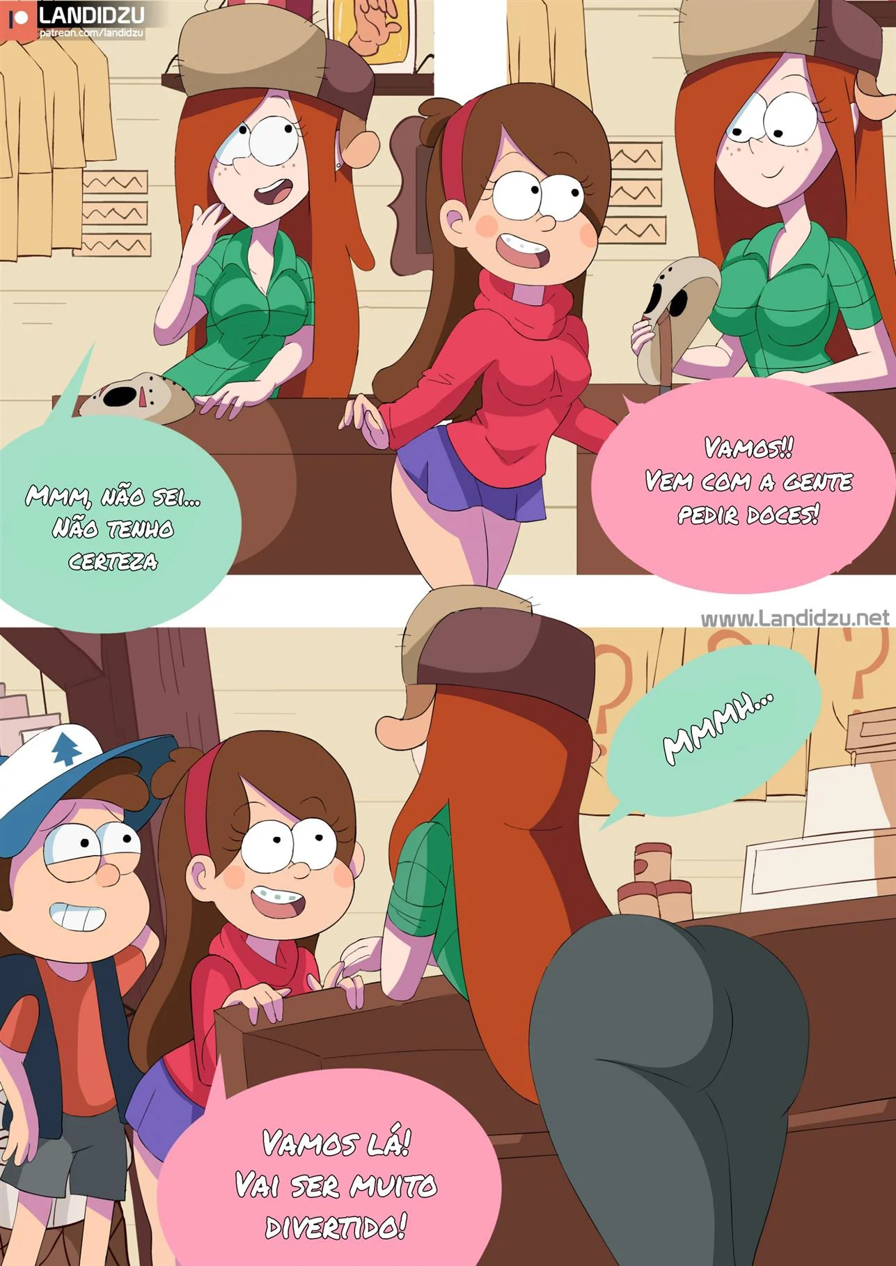 Uns Doces ou um Trato Erótico - HQ Quente da Gravity Falls Uns Doces ou um Trato Erótico - HQ Quente da Gravity Falls