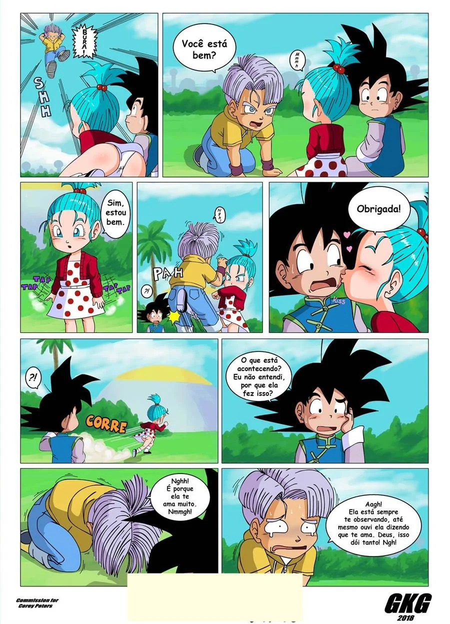 Cena Erótica Explícita: Goten e Bra na Mais Quente Aventura de Dragon Ball