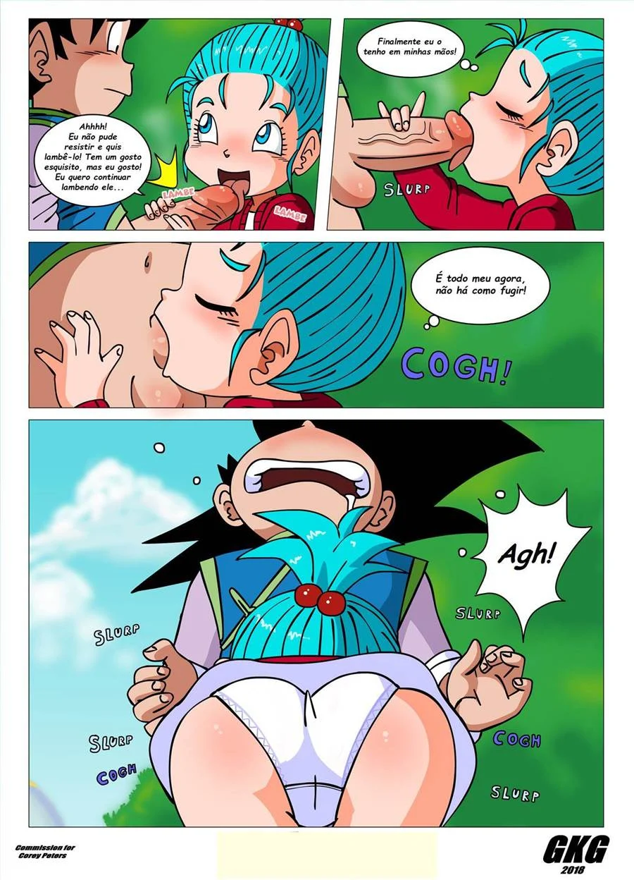 Cena Erótica Explícita: Goten e Bra na Mais Quente Aventura de Dragon Ball