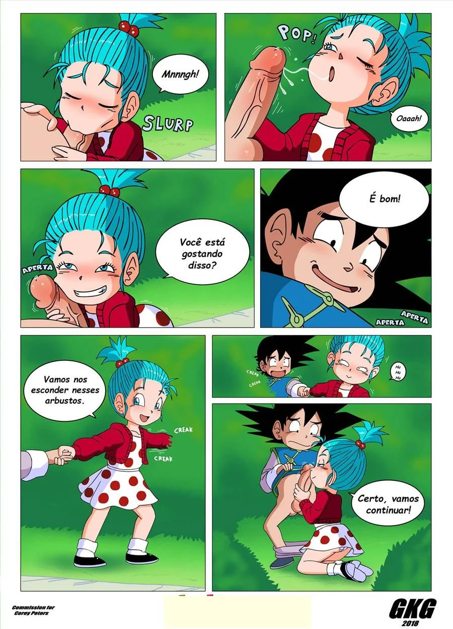Cena Erótica Explícita: Goten e Bra na Mais Quente Aventura de Dragon Ball