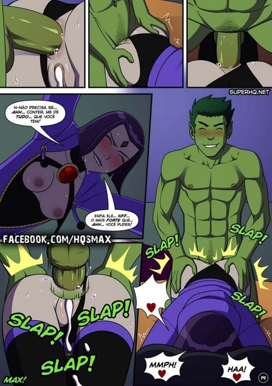 Revezando na Ravena: Surra de Pirocas no Cu Apertado da Teen Titan