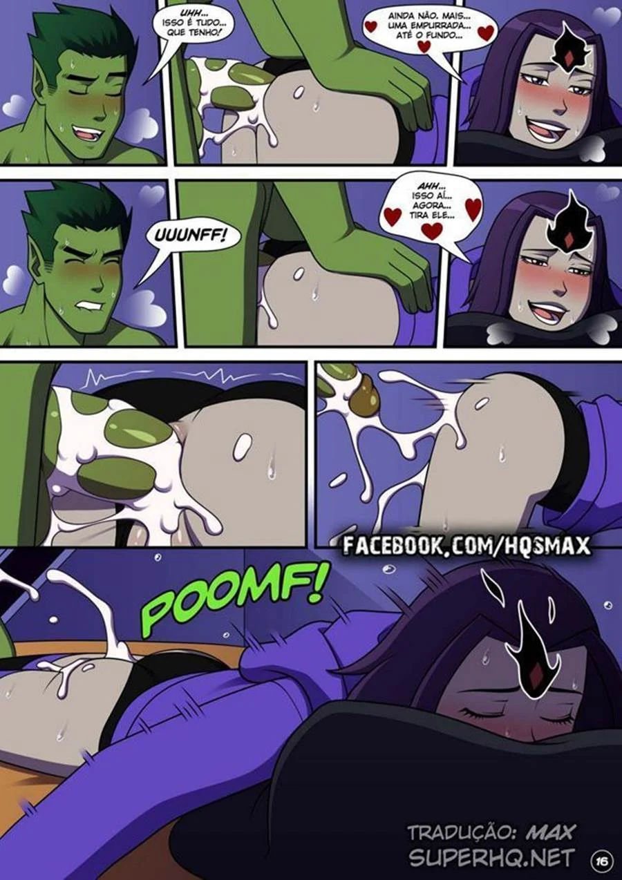 Revezando na Ravena: Surra de Pirocas no Cu Apertado da Teen Titan