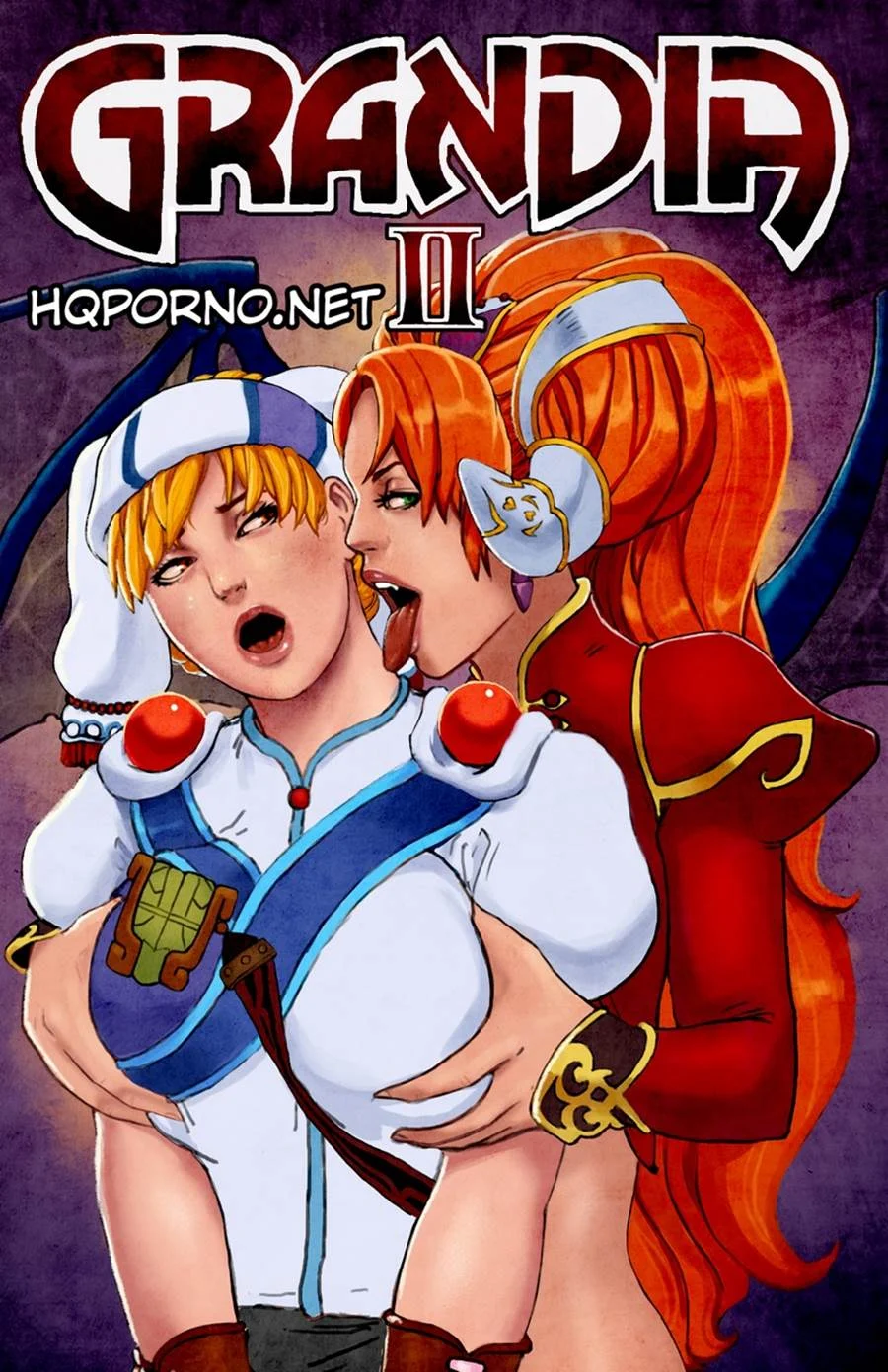 Hentai picante dos quadrinhos eróticos de Grandia II - Sexo explícito e putaria