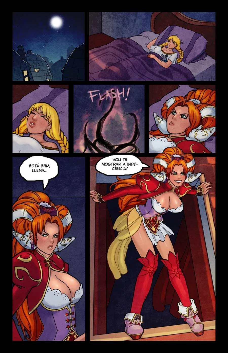 Hentai picante dos quadrinhos eróticos de Grandia II - Sexo explícito e putaria