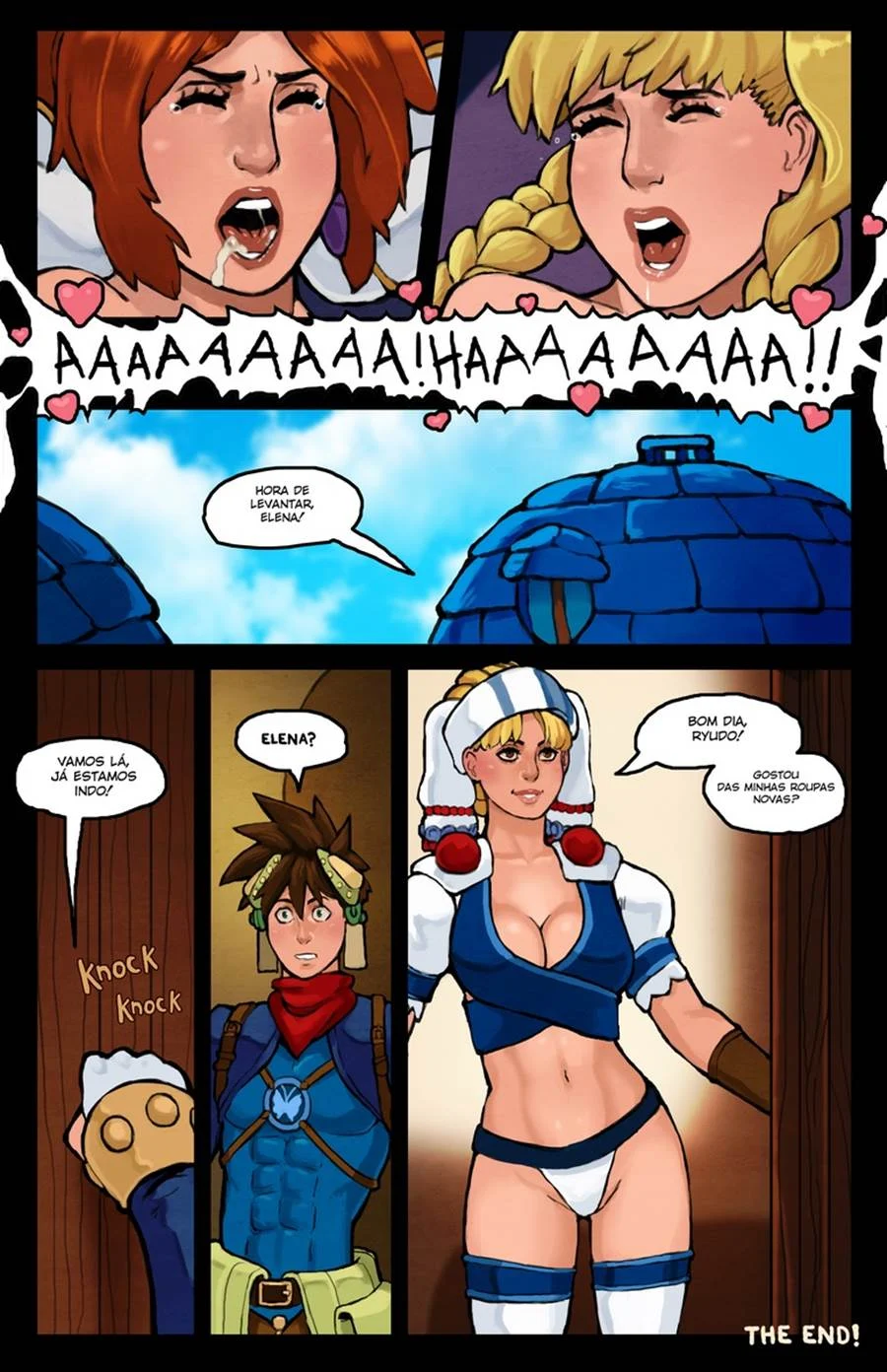 Hentai picante dos quadrinhos eróticos de Grandia II - Sexo explícito e putaria