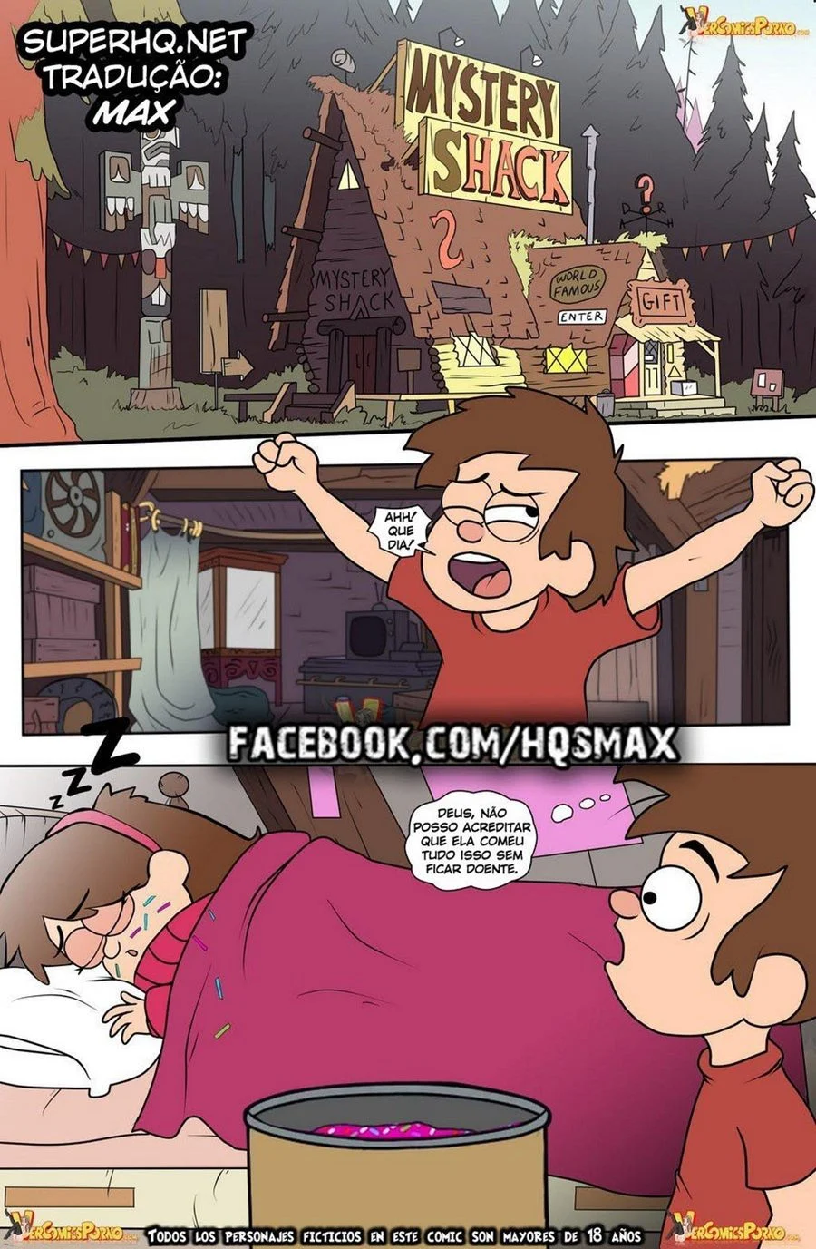 Gravity Falls Proibido: As Cenas Eróticas Secretas de Mabel e Dipper