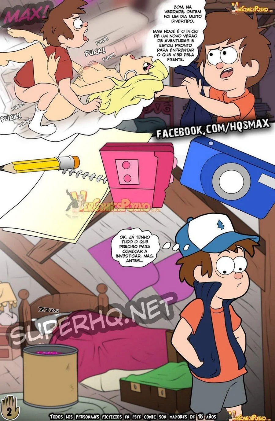 Gravity Falls Proibido: As Cenas Eróticas Secretas de Mabel e Dipper